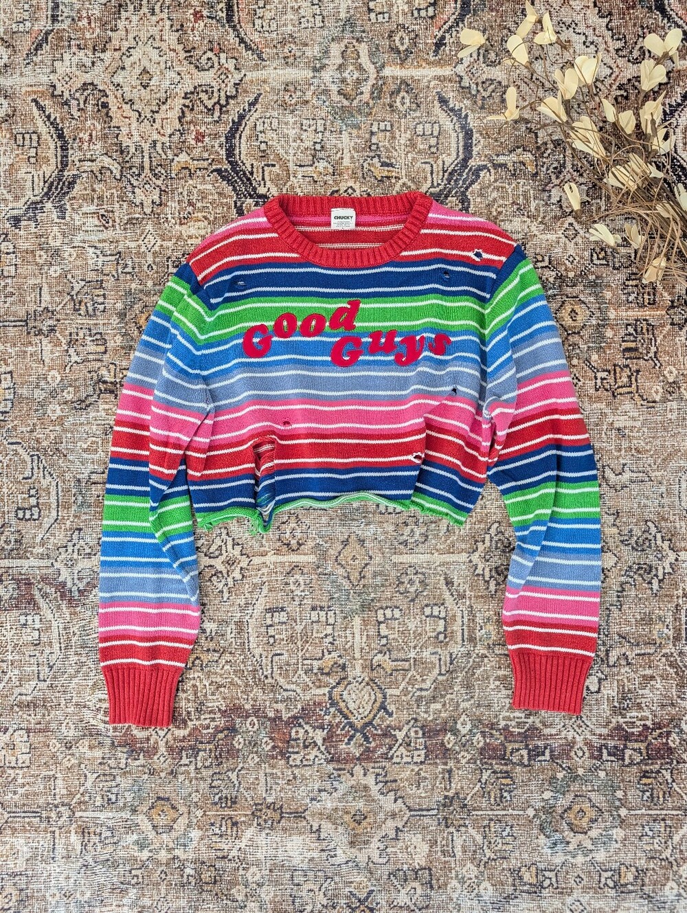 Cropped Chucky Halloween Costume sweater S